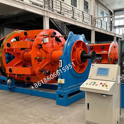 Maszyna do produkcji kabli Bobbin Planetary Stranding Machine Typ dysku Skręcanie liny stalowej