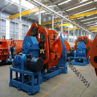 Ø45mm Max Stranding OD Maszyna do sznurowania drutu do izolowanego drutu Ø2.0-Ø8.0mm Wymóg wejściowy