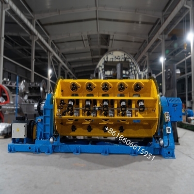 12+18+24 Rygid Frame Type Armoring Machine Elektromagnetic Tension Online Set Aluminium Sector Or Round Conductor