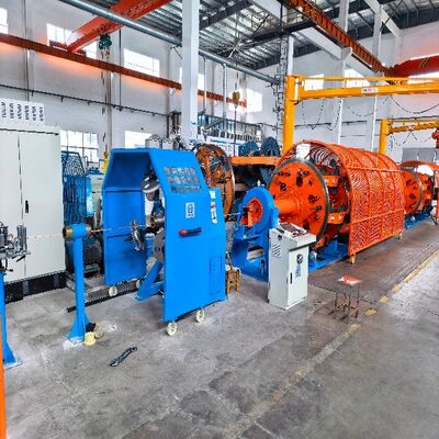 JLY50012 plus 18 Planetary Stranding Machine z ekranem dotykowym PLC HMI do dokładnej regulacji długości warstwy w przewodnikach miedzianych i aluminium